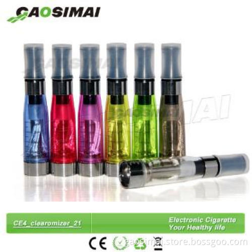 2013 ego clearomizer ce4 clearomizer variable colors for your choose!